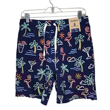 NWT Chubbies Classic 7in Swim Trunks swim suit Neon Lights Men's Size Large