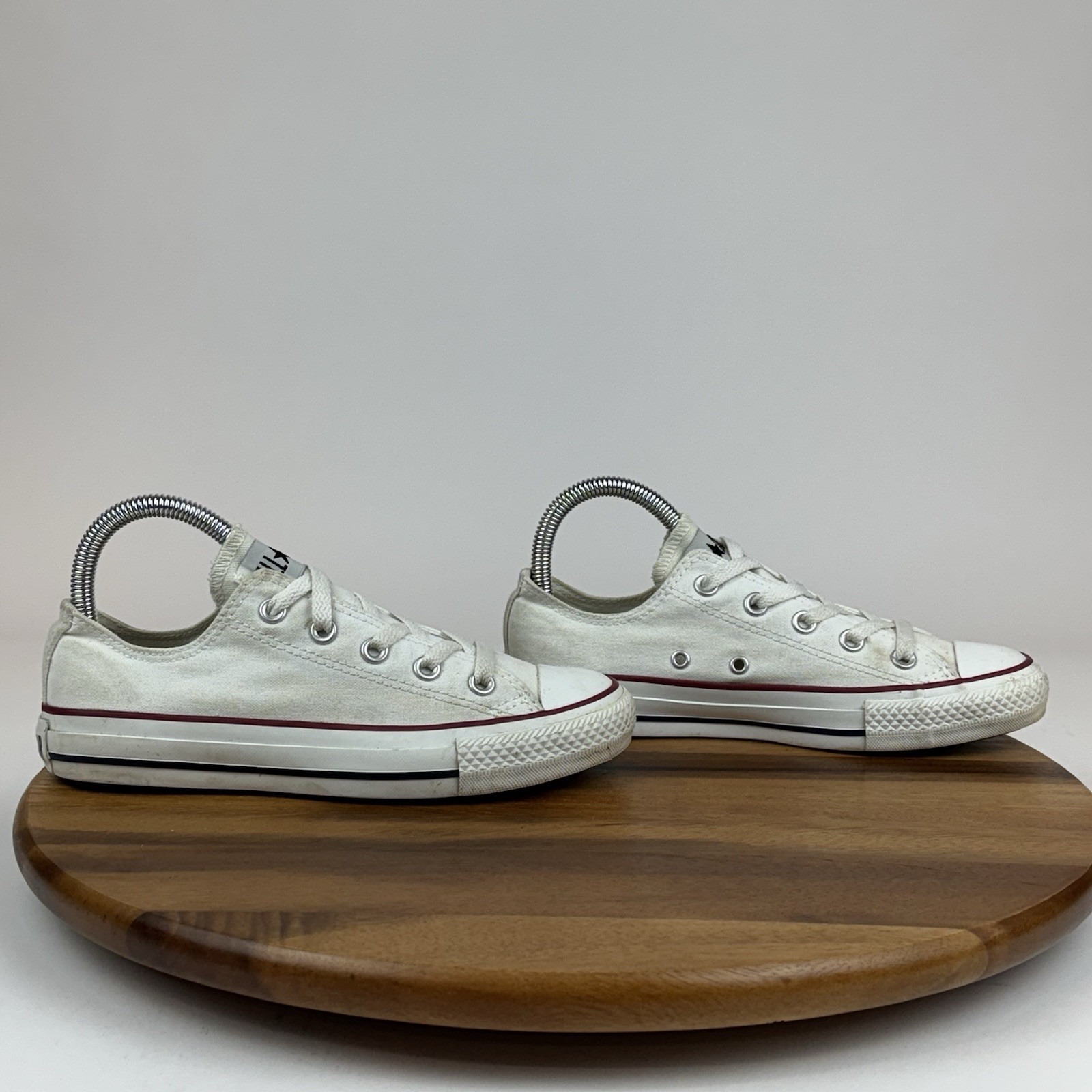 Womens Converse Chuck All Star Ivory Canvas Casual Low Sneakers Shoes Size 6 M