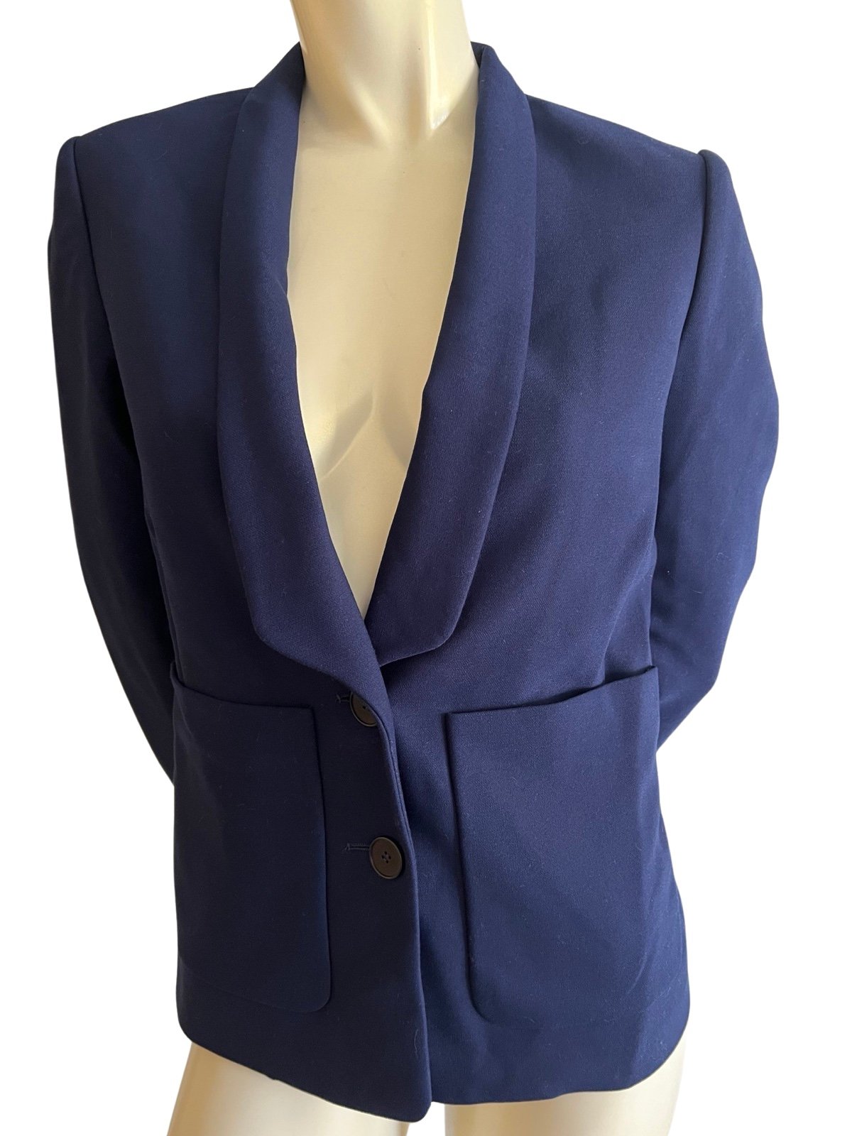 maje blazer size 38 medium blue
