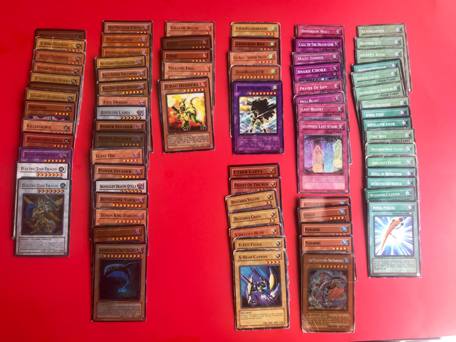 KONAMI YuGiOh playing cards lots