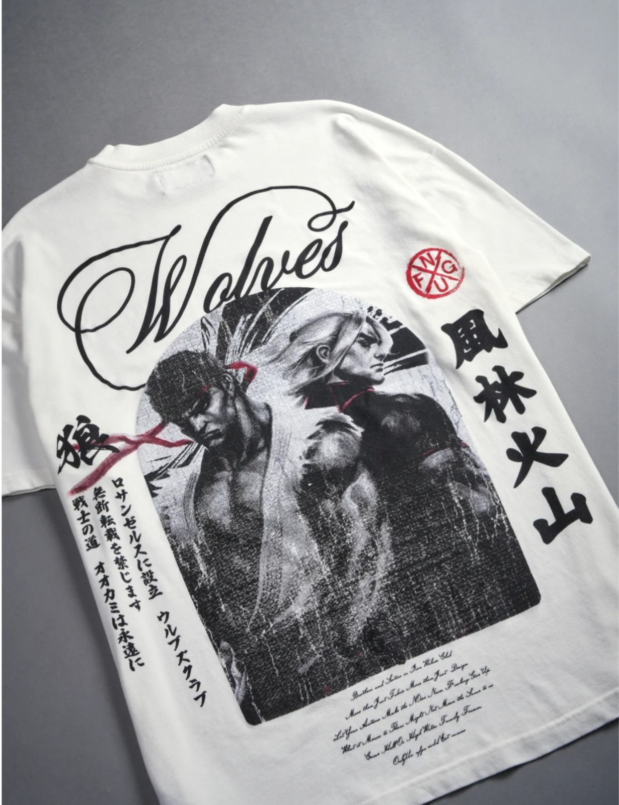 (1 OF 500) DARC SPORT STREET FIGHTER 6 FINAL STRIKE PREMIUM OVERSIZED TEE