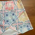 FOR LOVE AND LEMONS Pastel Ole Mini Skirt Tile Print Elastictic Pull On Wrap Sm