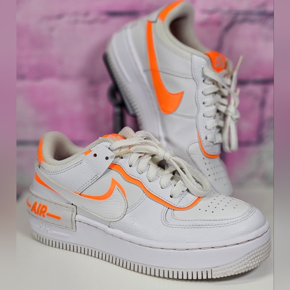 Nike Air Force 1 Shadow Summit White Total Orange (CI0919-103)