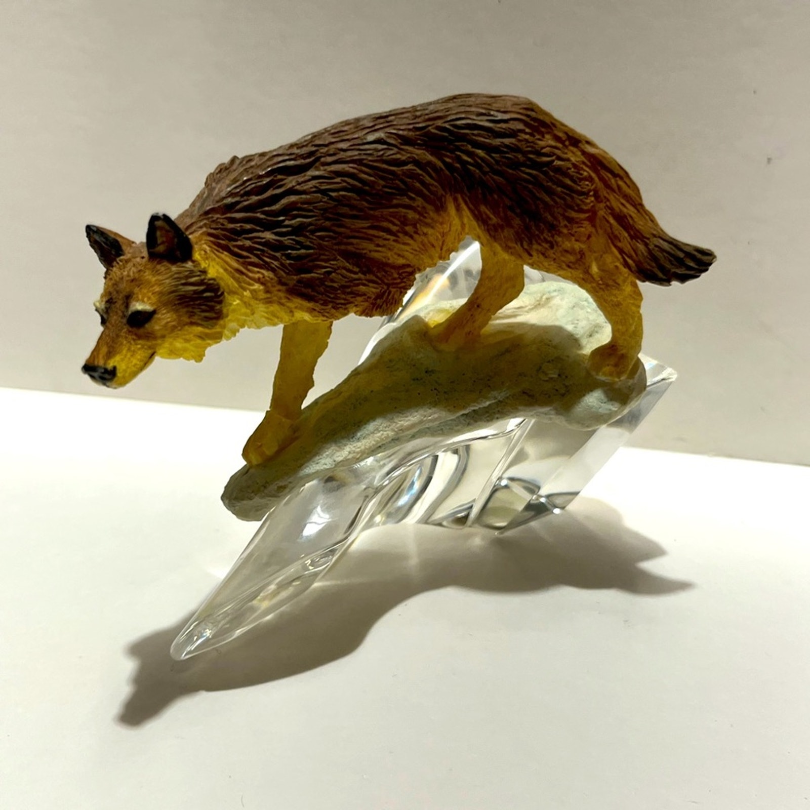 Franklin Mint wolf figurine