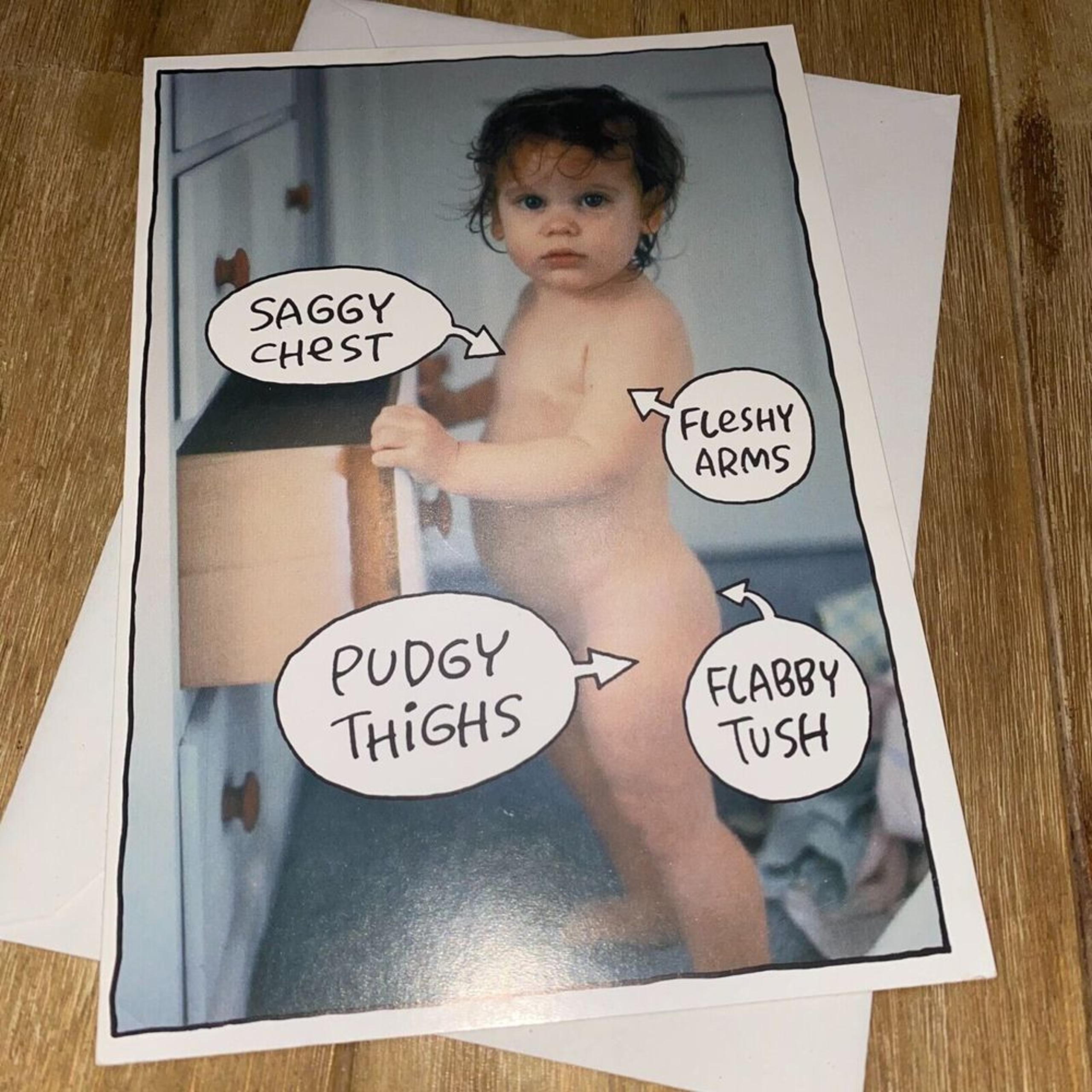 Dave's Darkroom Clever Baby Happy Birthday Paper Greeting Card - CornerStone