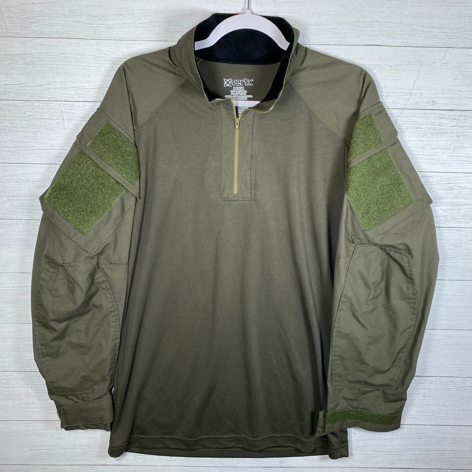 Vertx Recon Combat Shirt Tactical Long Sleeve Military OD Green F1VTX8525 Medium