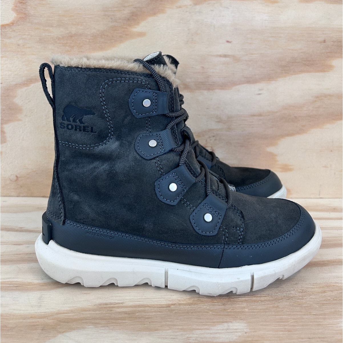 Sorel - Explorer II Joan Faux Fur - Boots - Gray - Women's - 6 - NL4462-028