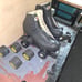 Matte black artistic Riedell quad skates