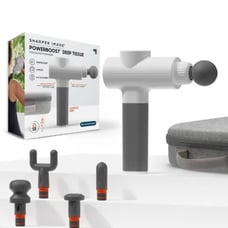 sharper image powerboost deep tissue massager white