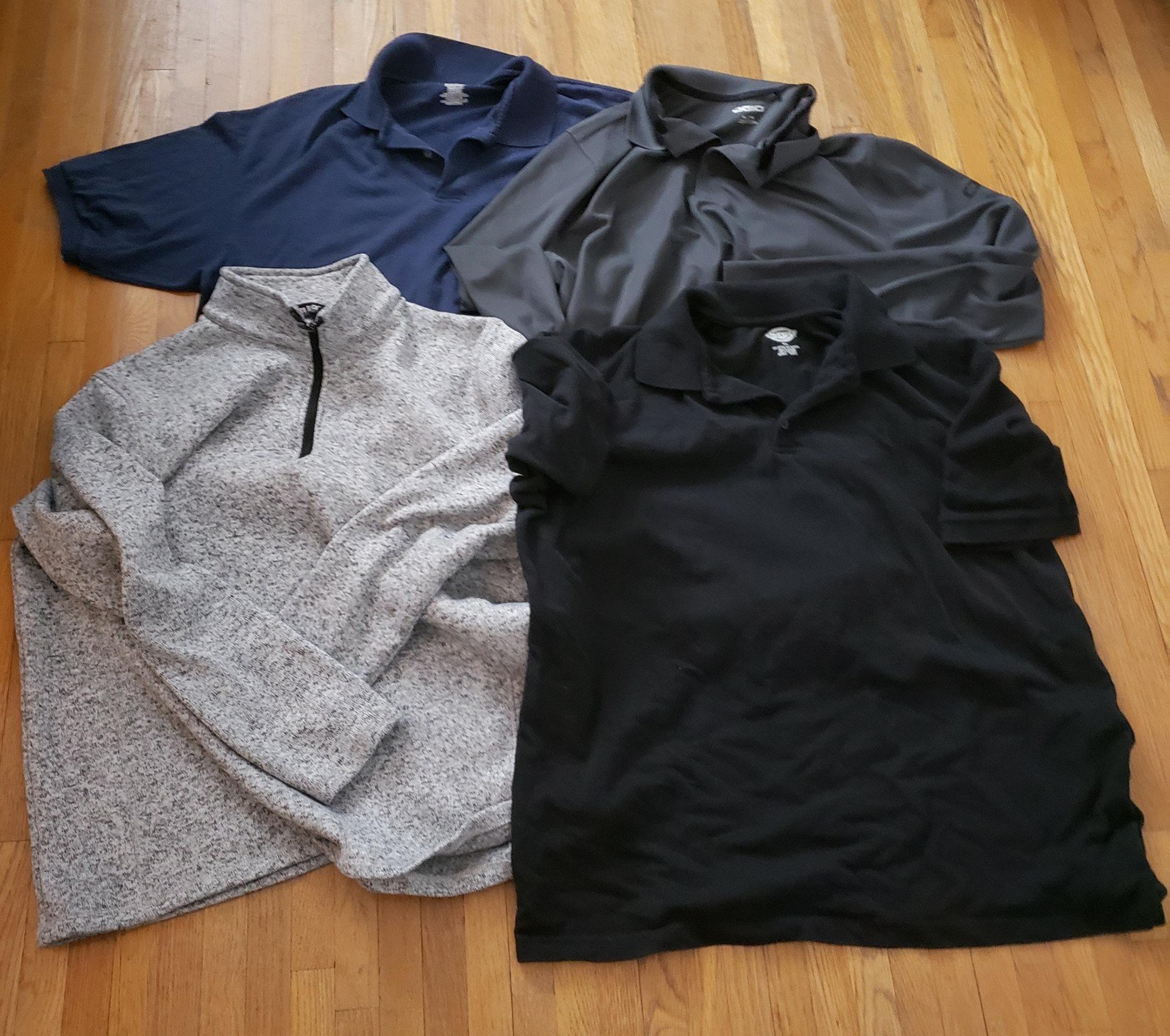 Mens Polo Shirts Lot of 4 XL