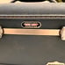 Vintage American Tourister Tiara Train Case Blue Makeup Carry On Luggage