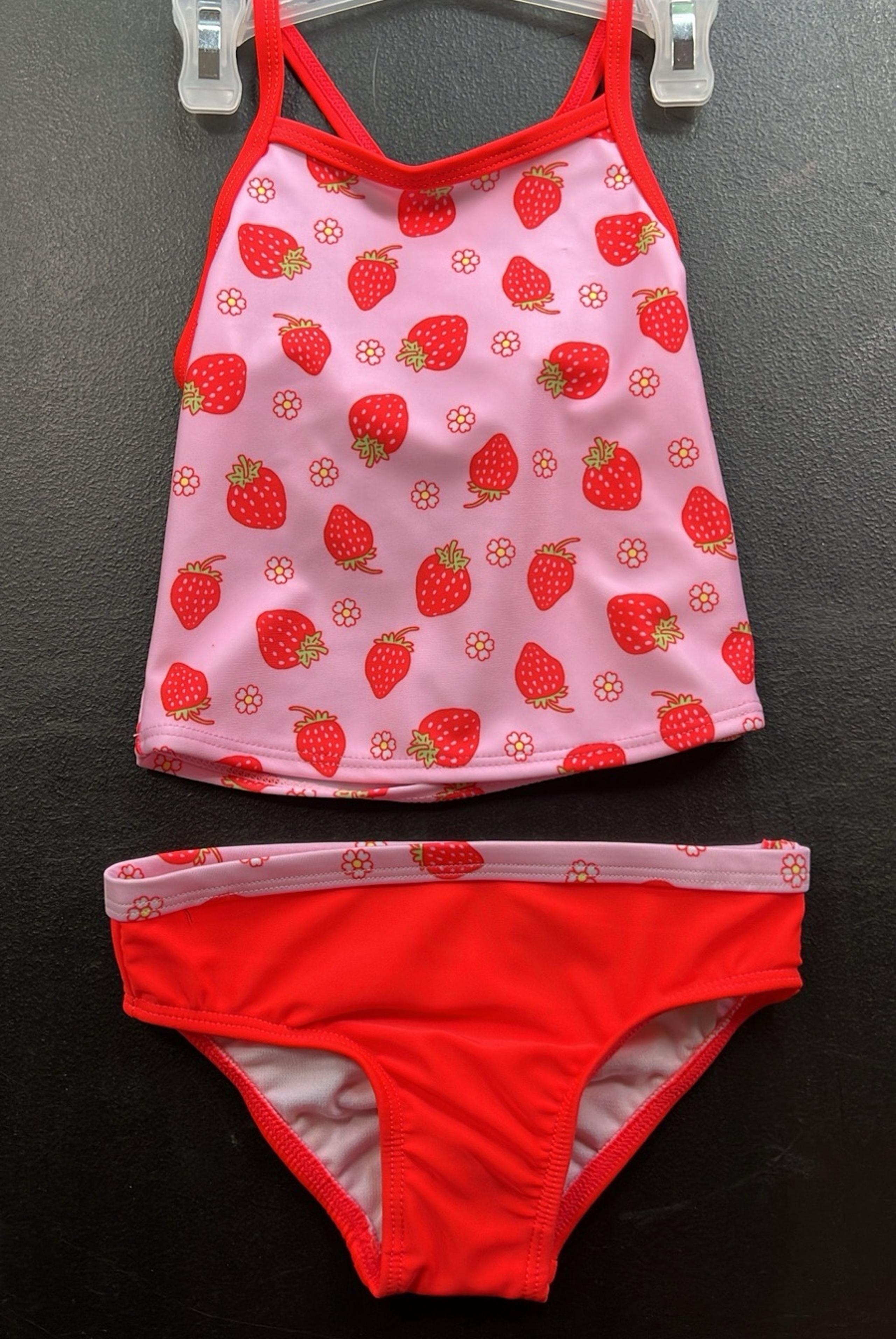 2T Wonder Nation Strawberry 2pc swimsuit