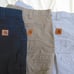 Carhartt Men's Shorts sz 36 Carpenter Work Short w/ Hammer Loop 8 Pocket 3 Pairs