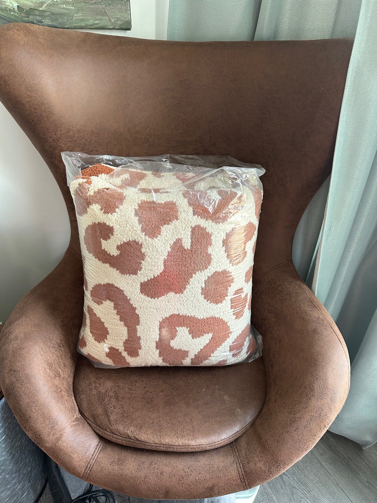 Sunday Citizen leopard print Throw Pillows set