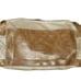Kathy Van Zeeland Vintage Y2K EUC Champagne & Brown Purse w/ Keychain and Studs
