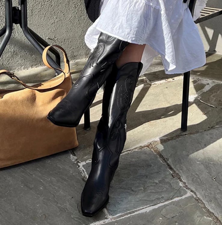 Dolce Vita Samsin Boots Black Leather Boots