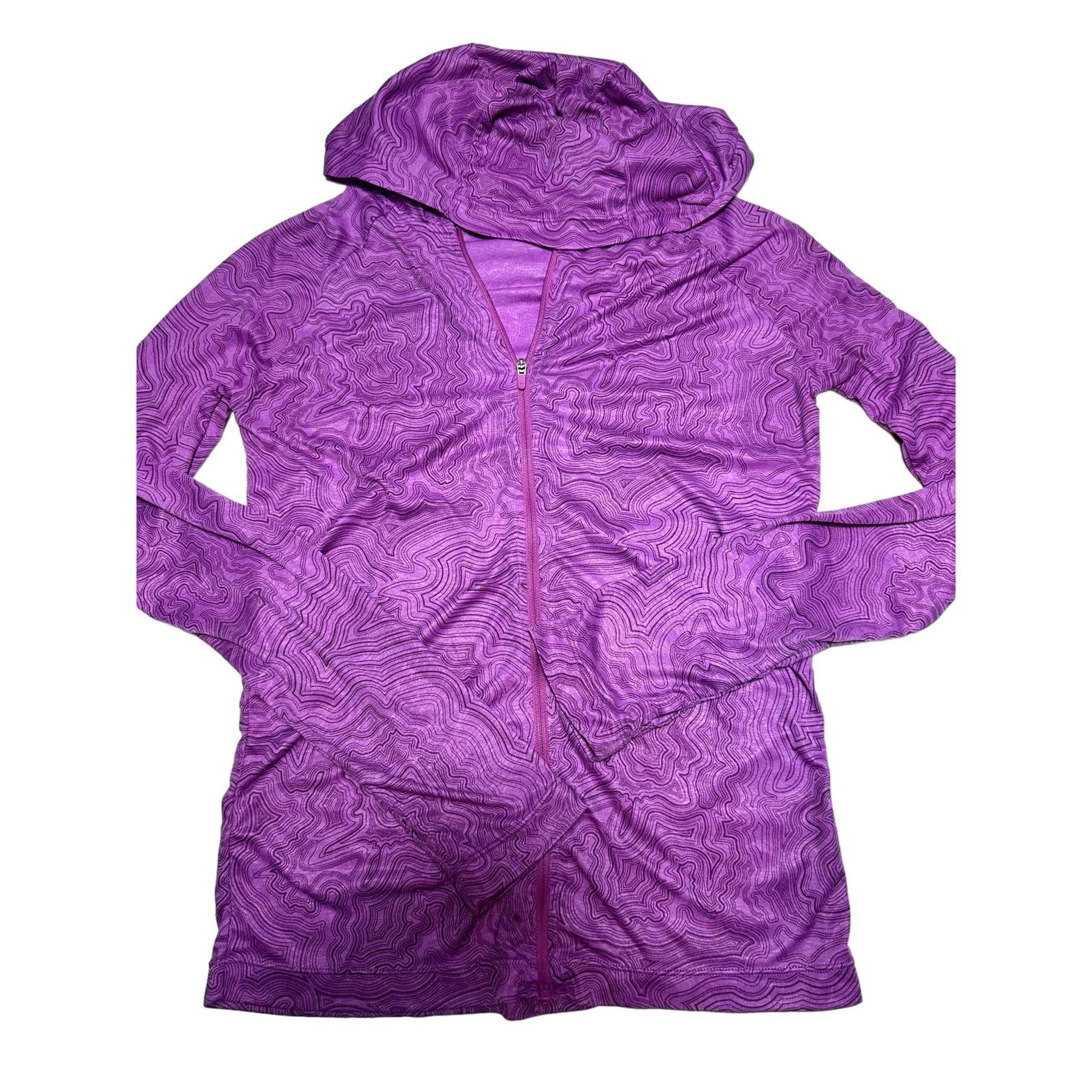 Merrell Fuchsia Pink Marble Lightweight Jacket Womens Size XS