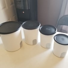 CANISTER SET TUPPERWARE