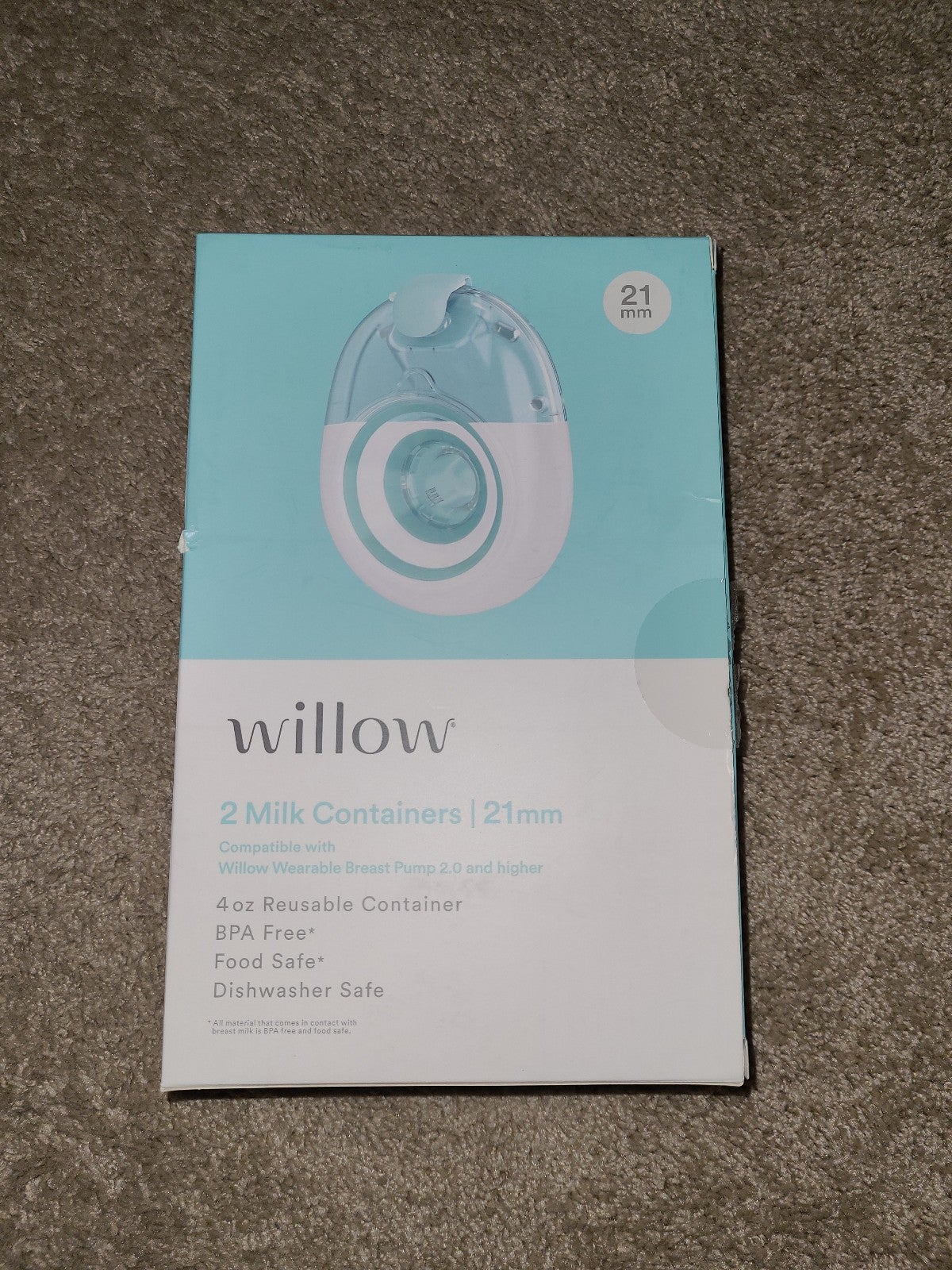 Willow milk containers