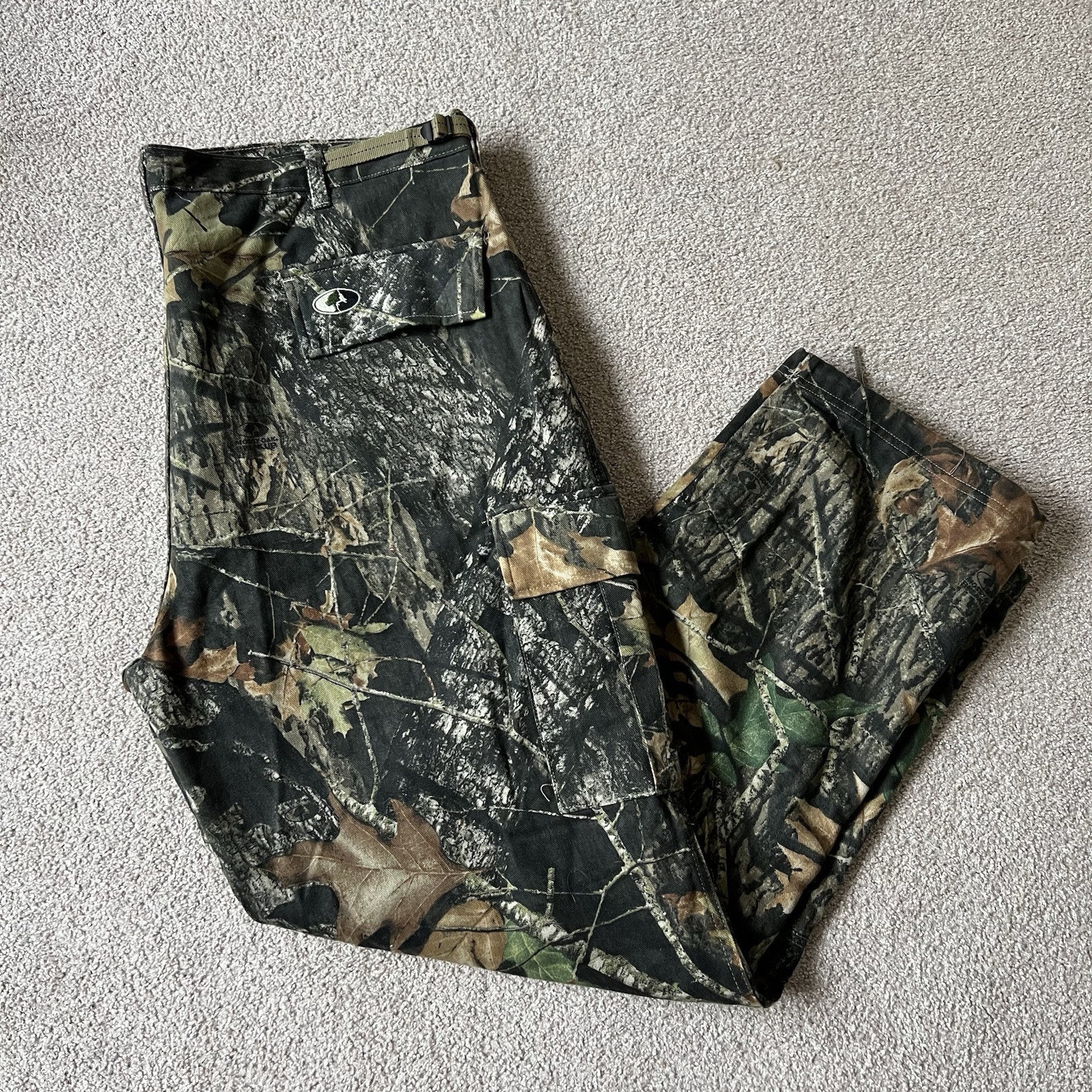 Mossy Oak Camo Cargo Pants Loose Baggy Relaxed Wide Leg 2X