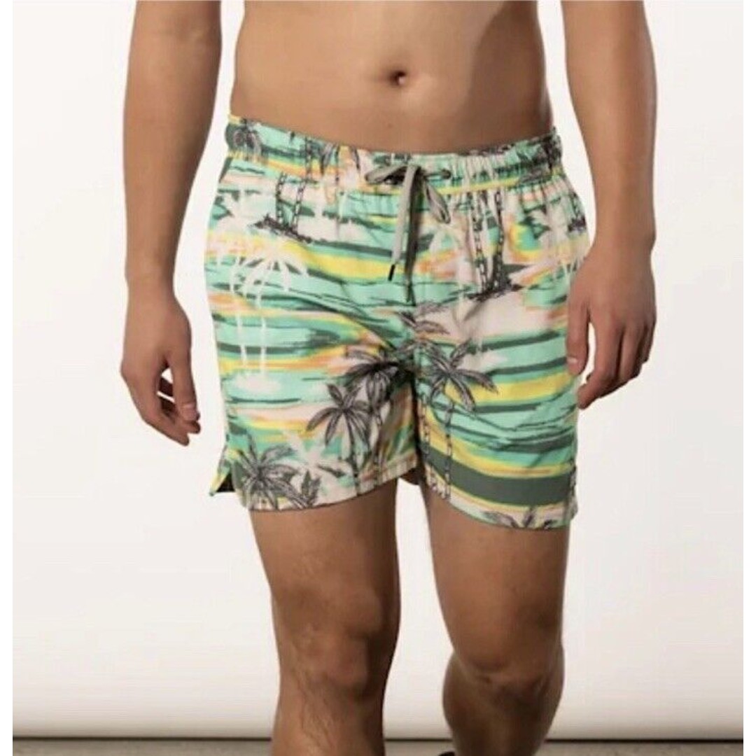 The Oh Buoy Saxx swim shorts Ballpark Pocket 5” Inseam Sz L