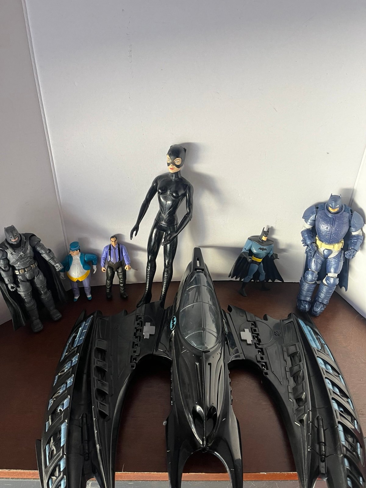 Vintage Kenner 1995 Batman Forever Batwing Vehicle Incomplete with eextra figure