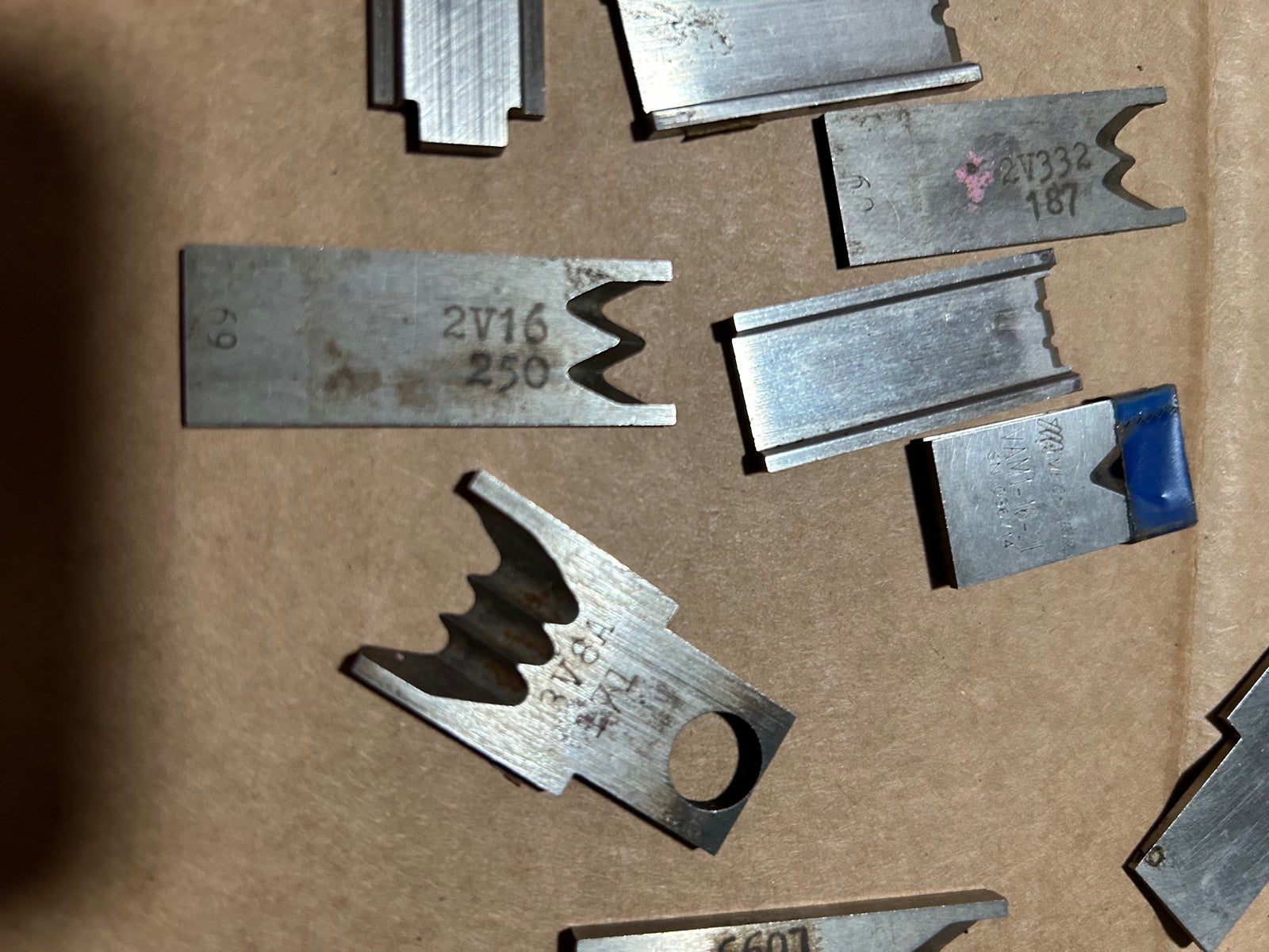 Wire stripping blades and endmill bits