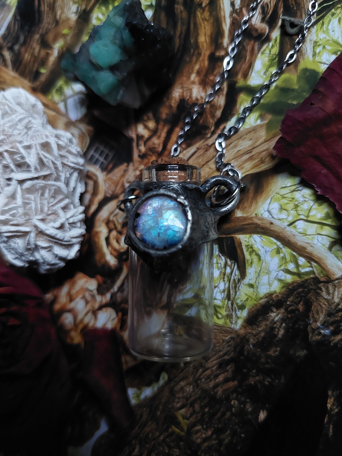 Rainbow Moonstone Potion Talisman