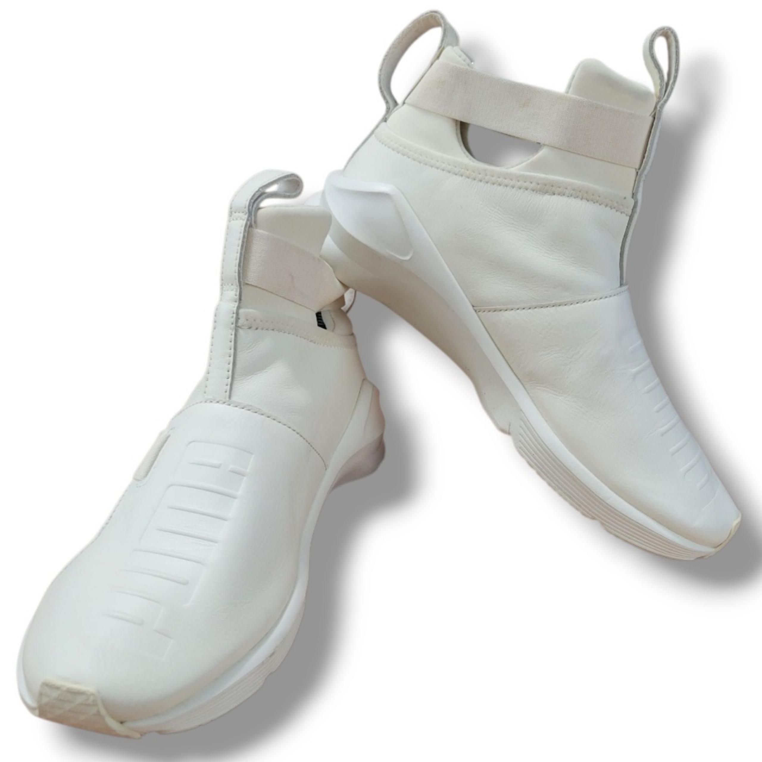 Puma Shoes Size 9 Women Puma Fierce Strap Shoes Off White Leather Puma 190569-02