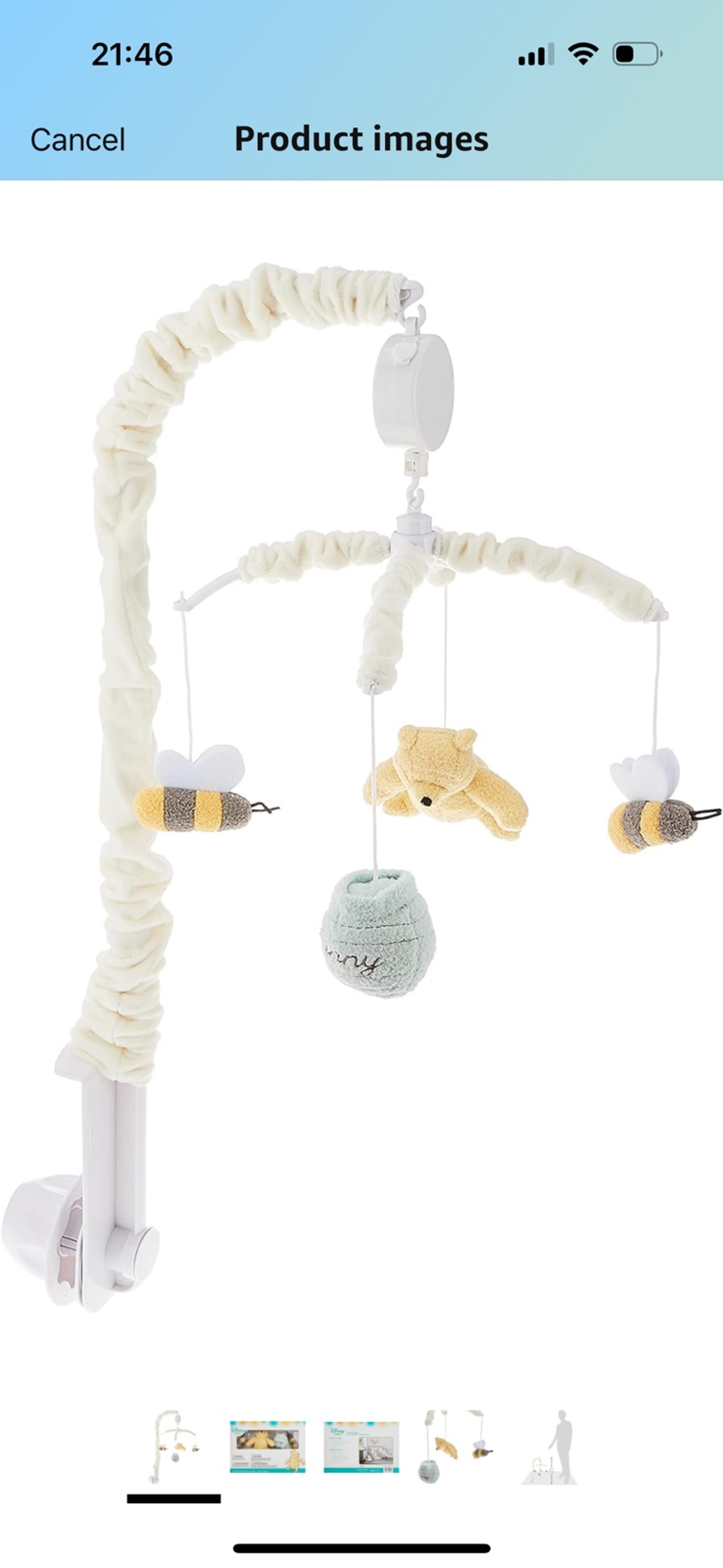 Disney Pooh bear crib Mobile