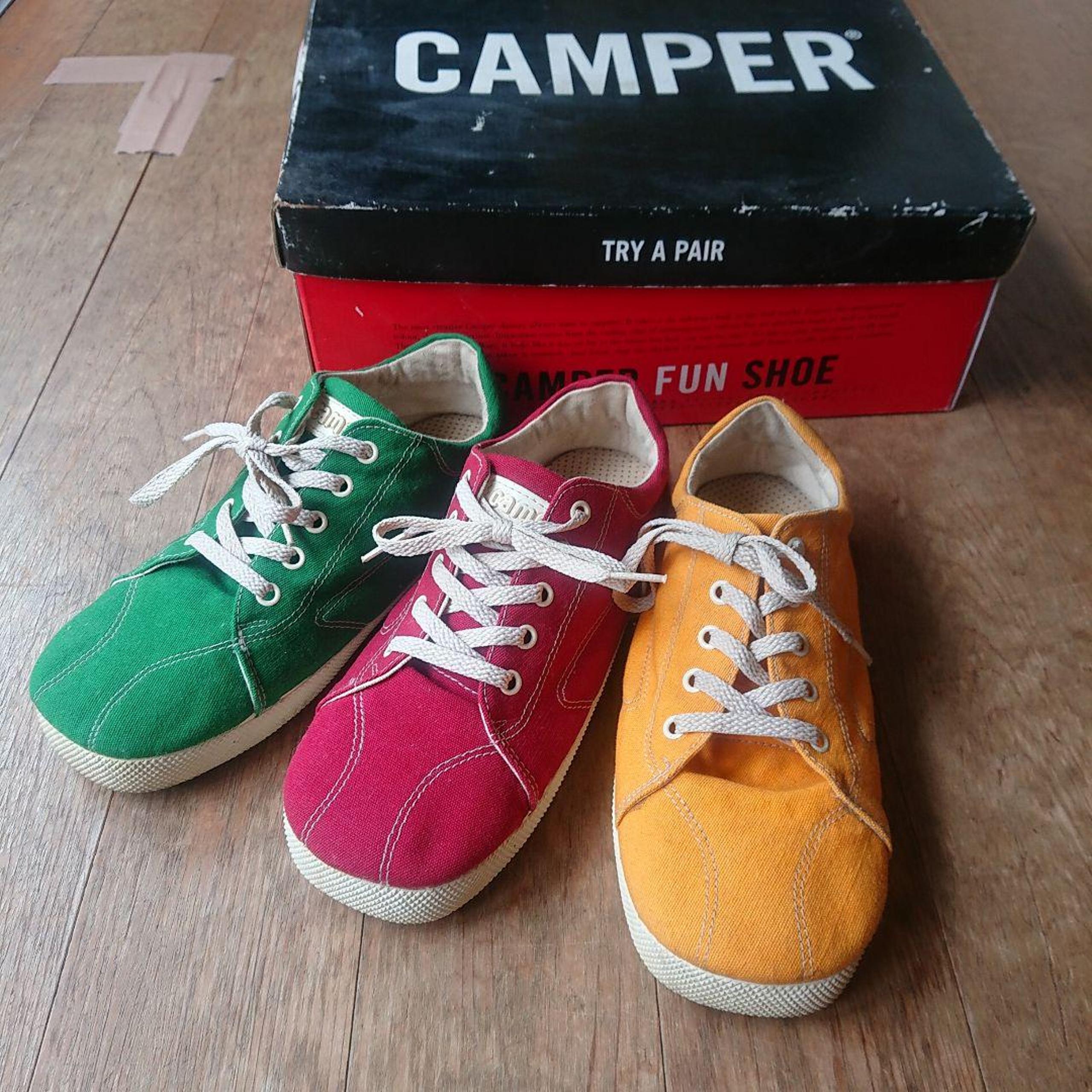 90's Camper Tri-Color Sneakers, Size 38 (24cm)