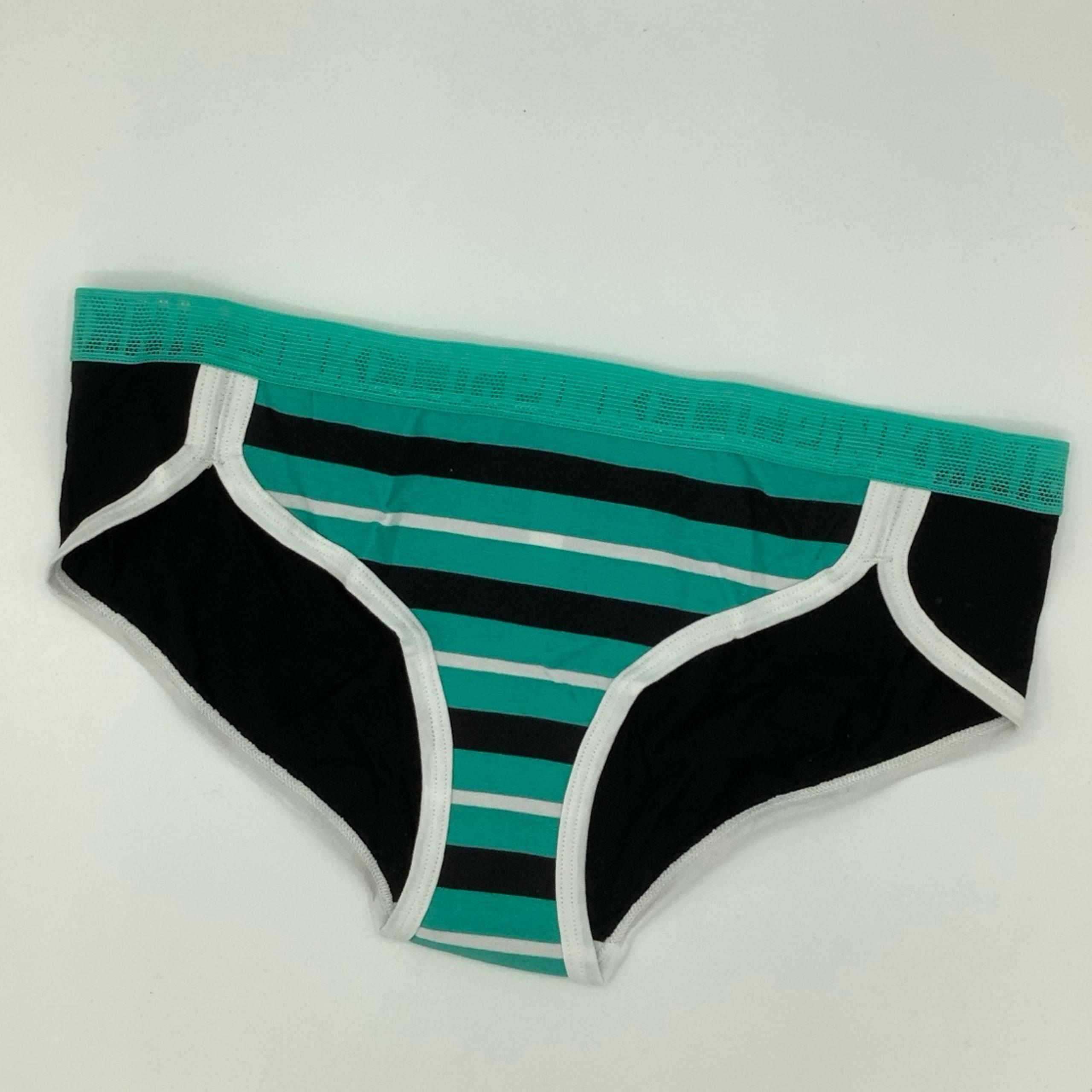 New Victoria’s Secret PINK Mesh Logo Hipster Panties - Small - Striped