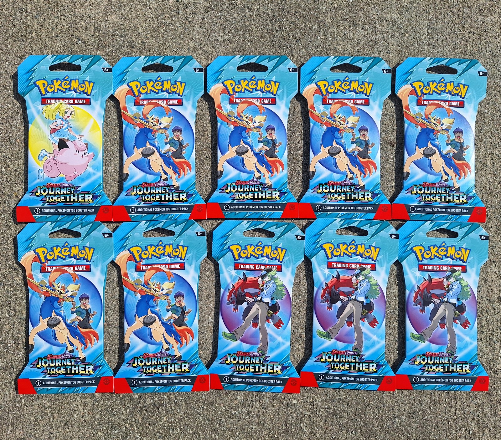 Pokemon Journey Together Booster Packs 10