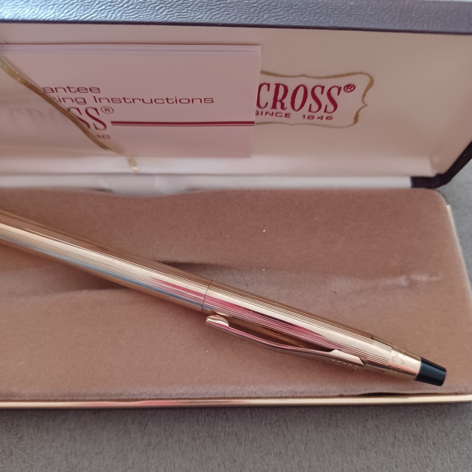 CROSS PEN . 10K GOLD FILLED .