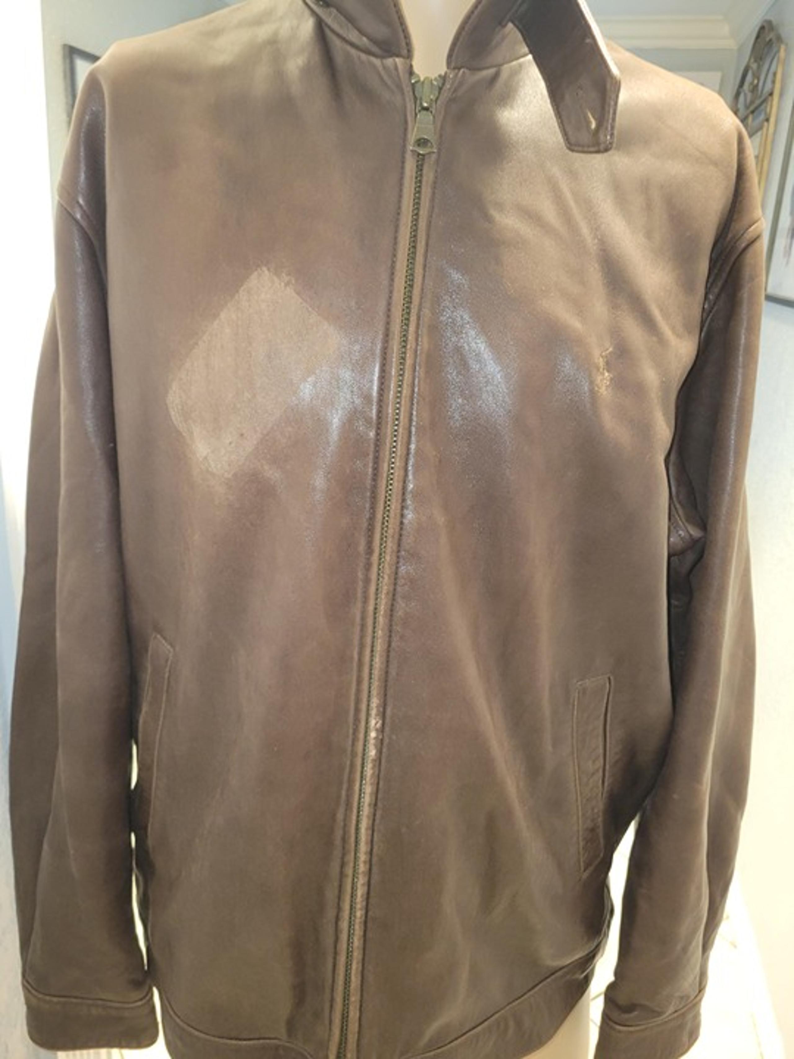 Vintage Polo Ralph Lauren Jacket Soft Leather Bomber Moto Lined Men’s Size M