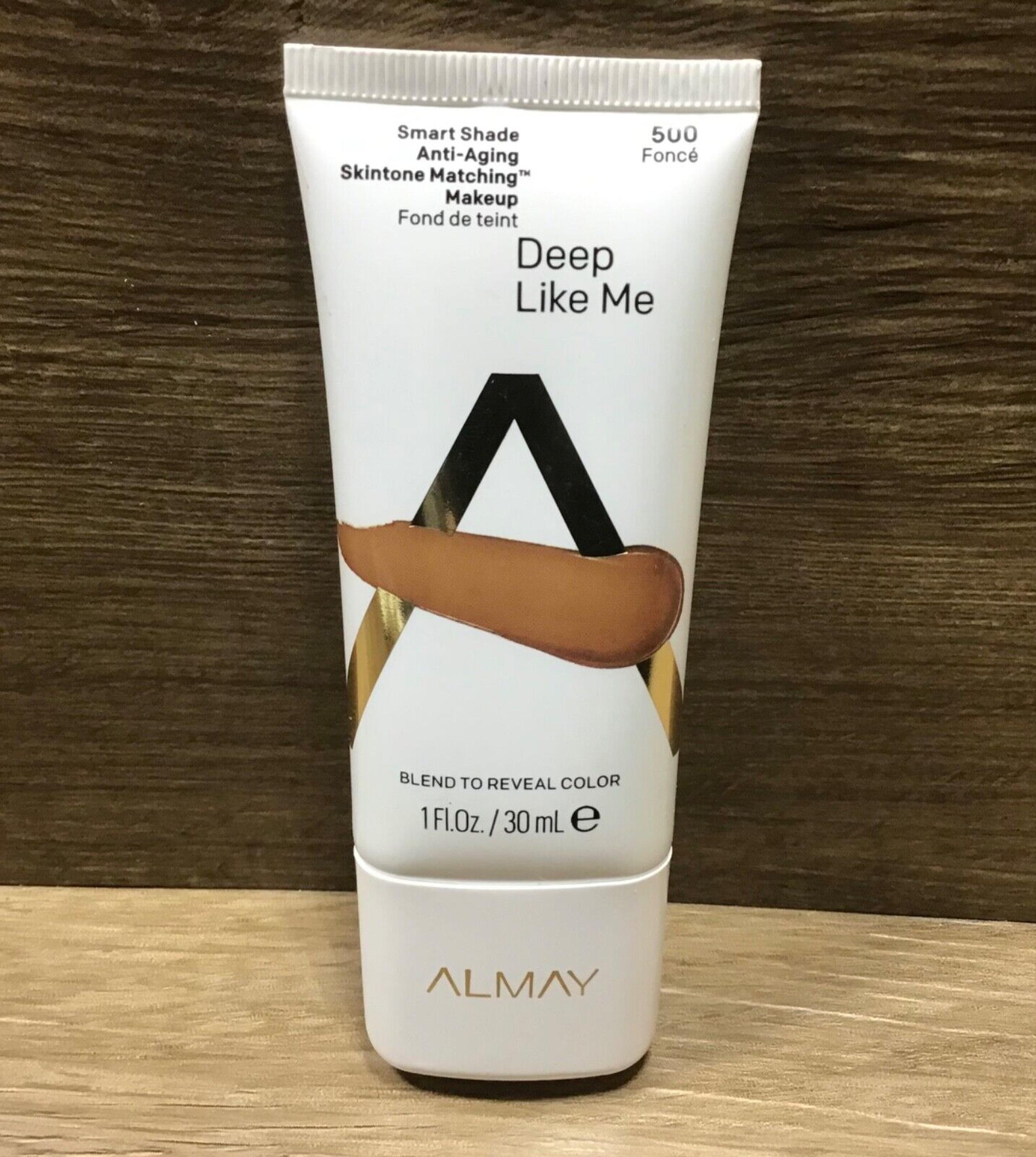 Almay Smart Anti-Aging Skintone Matching Makeup 1 fl oz #500 Deep Like Me