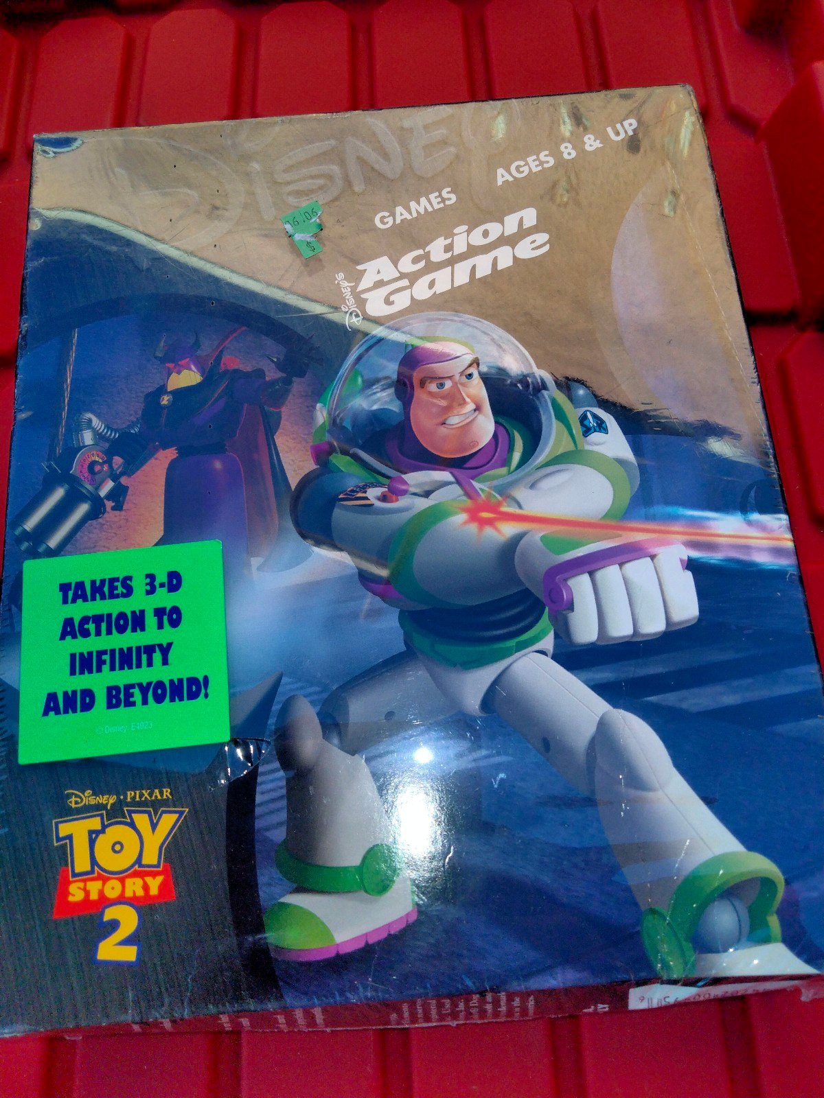 Brand New Sealed Toy Story 2 Buzz Lightyear to the Rescue Action Game PC Windows