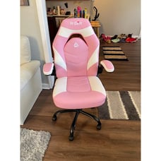 N-GEN Gaming Computer Chair PU Leather Ergonomic Office Chair Pink