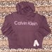 NWT Calvin Klein Performance Fleece Logo Hoodie & Slim Fit Cargo Joggers Set