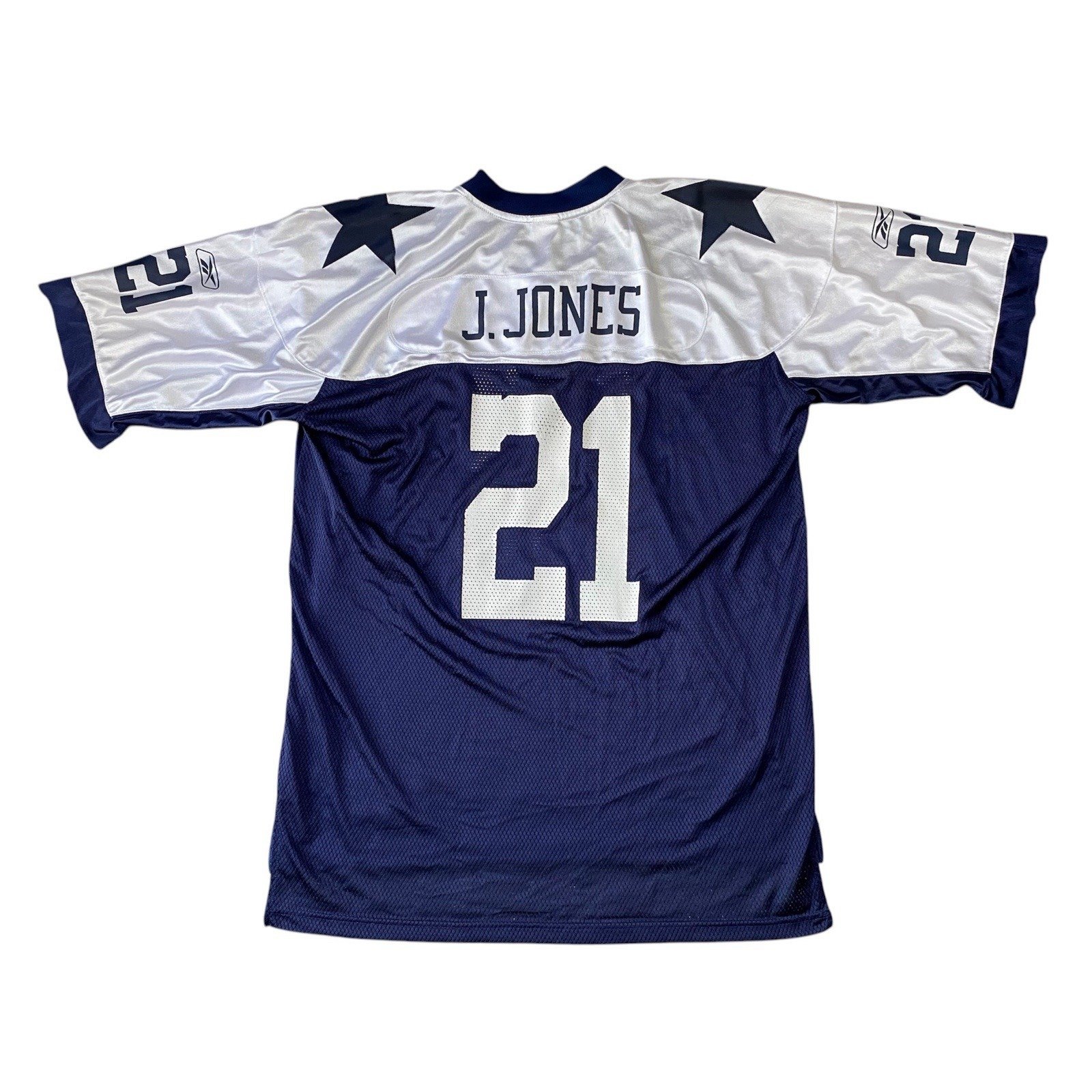 JULIUS JONES Dallas COWBOYS Football REEBOK Sewn Size 2XL Jersey VINTAGE NFL #21