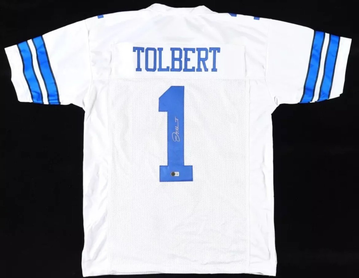Jalen Tolbert Signed Jersey (Beckett) Dallas Cowboys