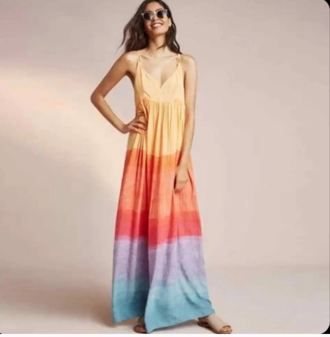 Anthropologie Carla Weeks maxi dress