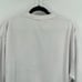 Gymshark White Long-Sleeve Crew Neck Athletic Sweatshirt Small