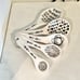Rae Dunn Stem print measuring spoons