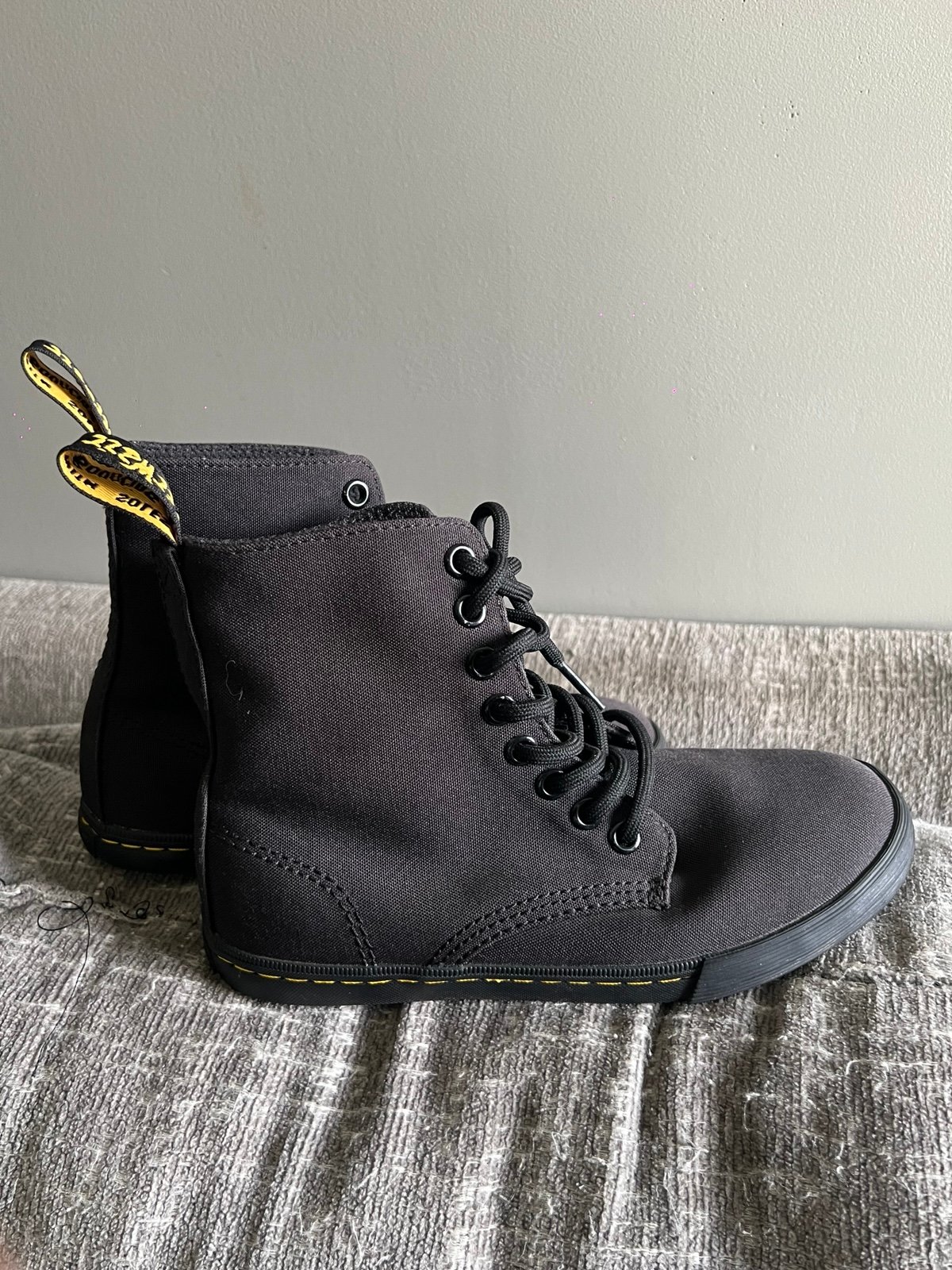 Martens Kids Boots-Sheridan Canvas Size