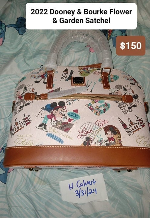 Disney Dooney & Bourke 2023 Flower & Garden Satchel