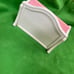 Victorian pink dollhouse bench toybox rare!