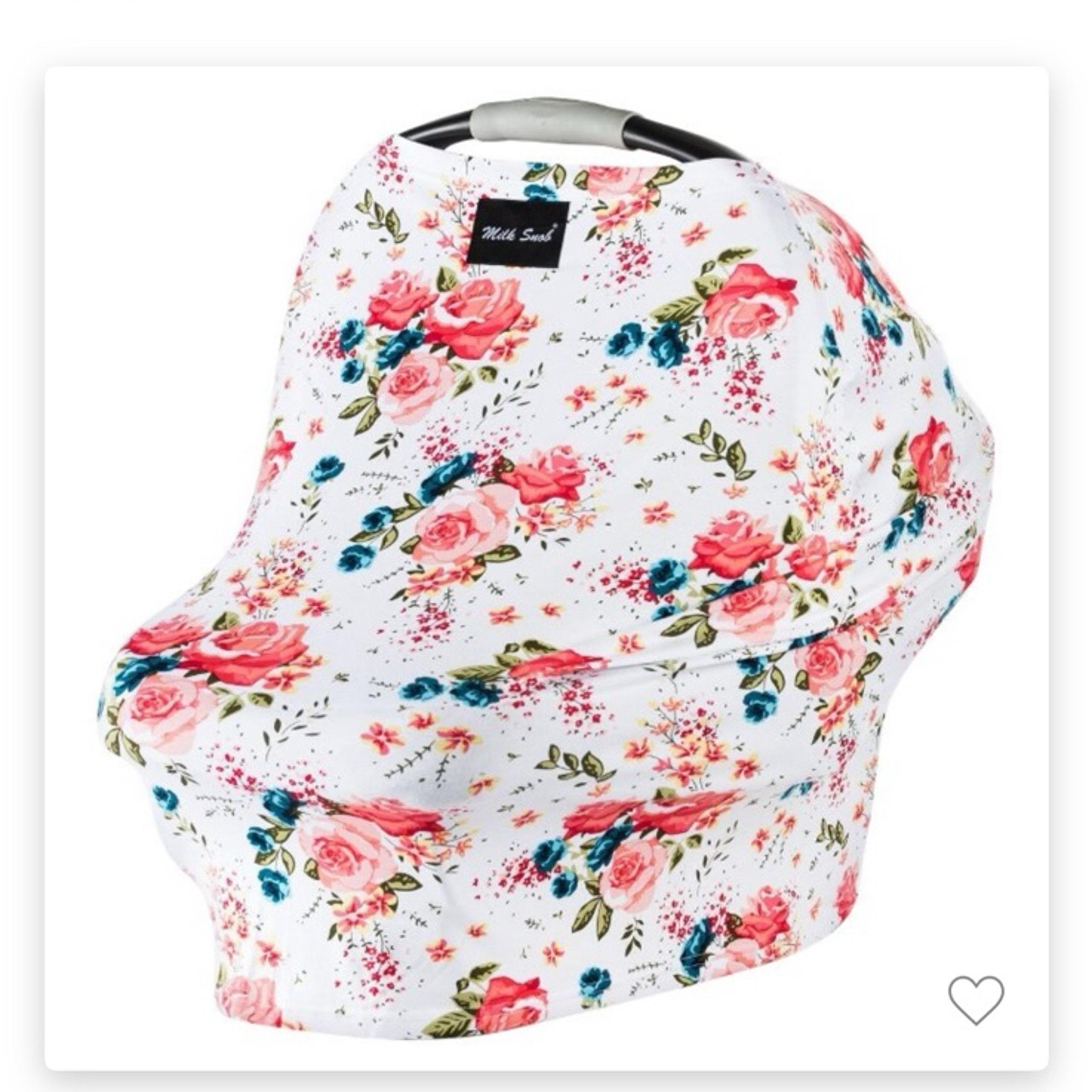 Milk Snob Nursing Cover Baby Car Seat Canopy in French Floral