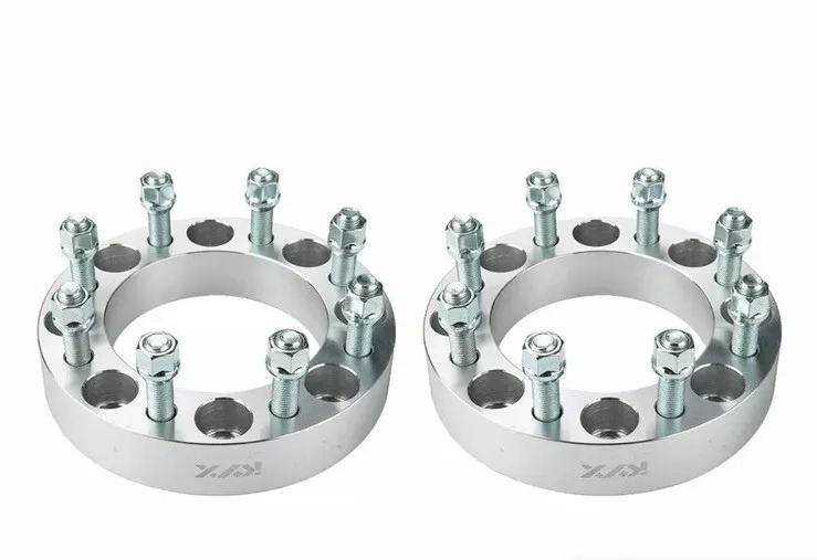 (2) 1.5 8 Lug Wheel Spacers 8x6.5 for Chevrolet Silverado 2500 3500 GMC Hummer