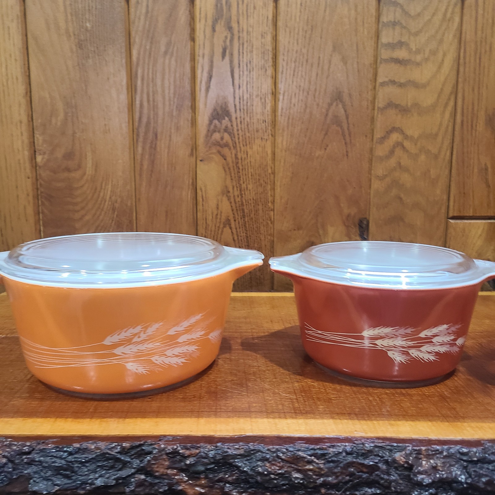 Pyrex NEW Harvest Wheat Cinderella Casserole Dishes